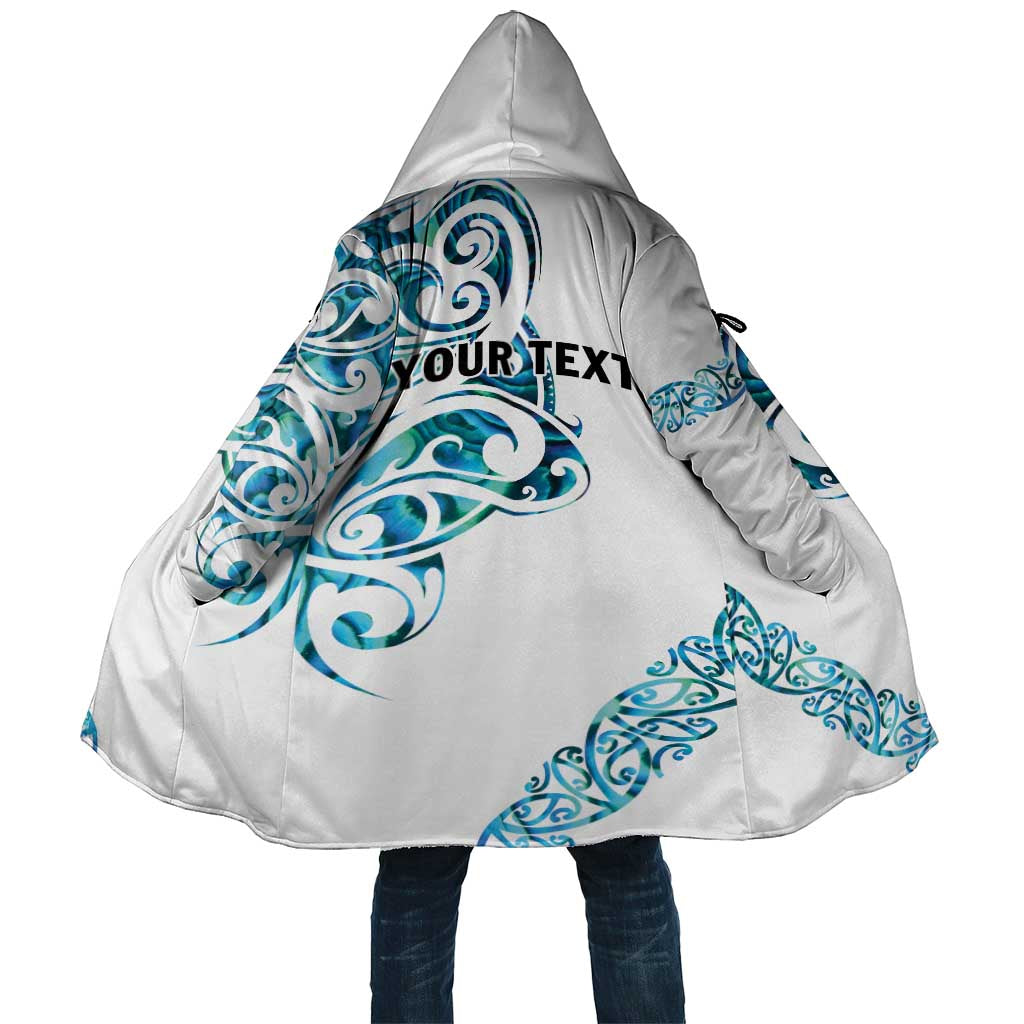All White Maori Tribal Tattoo Personalised Cloak Polynesian Style LT9 Unisex White - Polynesian Pride