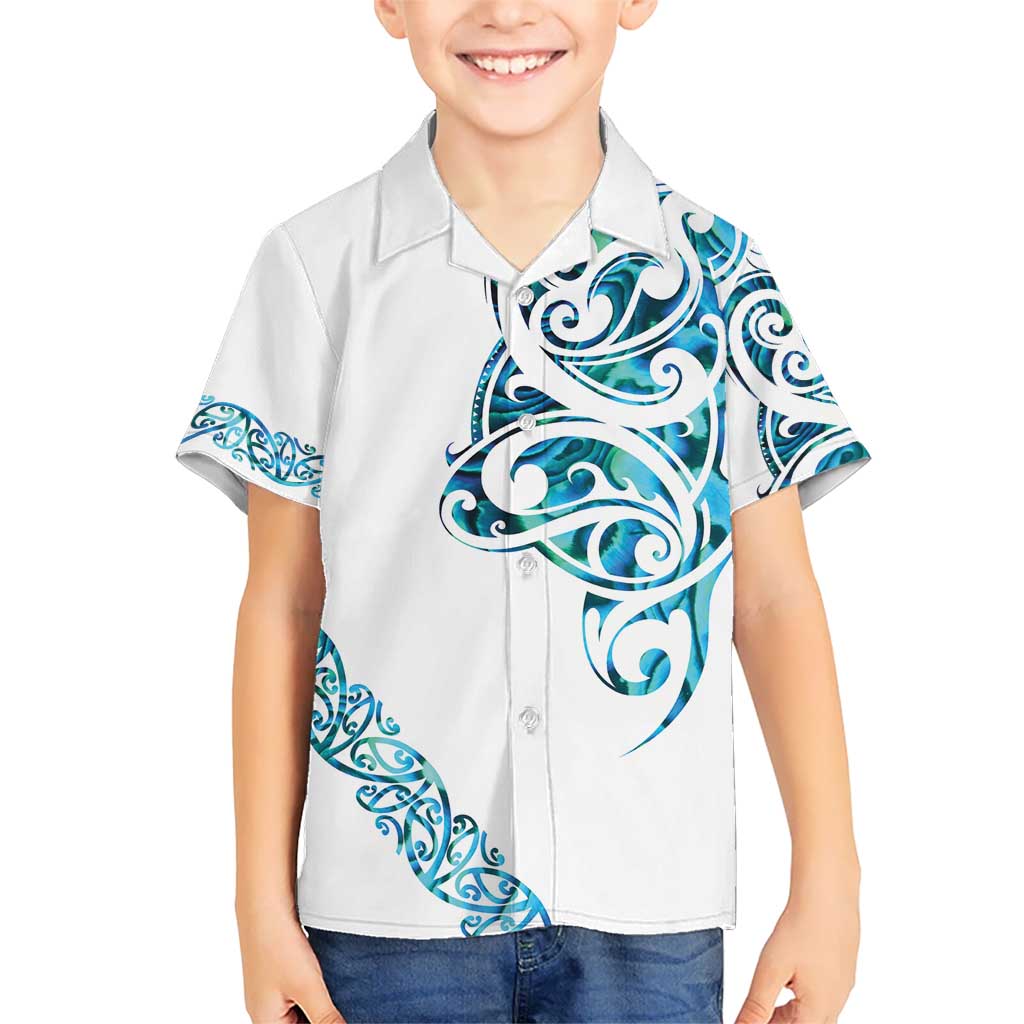 All White Maori Tribal Tattoo Personalised Hawaiian Shirt Polynesian Style LT9 - Polynesian Pride