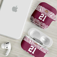 Queensland Maori Nga Hau E Wha Custom AirPods Case Polynesian Maori Tribal Pattern LT9 - Polynesian Pride