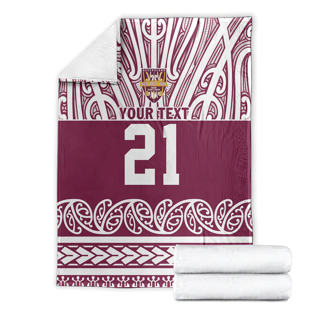 Queensland Maori Nga Hau E Wha Custom Blanket Polynesian Maori Tribal Pattern LT9 - Polynesian Pride