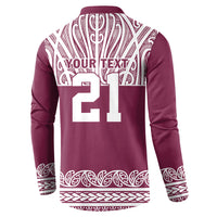 Queensland Maori Nga Hau E Wha Custom Button Sweatshirt Polynesian Maori Tribal Pattern LT9 - Polynesian Pride