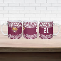 Queensland Maori Nga Hau E Wha Custom Ceramic Mug Polynesian Maori Tribal Pattern LT9 - Polynesian Pride