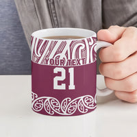 Queensland Maori Nga Hau E Wha Custom Ceramic Mug Polynesian Maori Tribal Pattern LT9 - Polynesian Pride