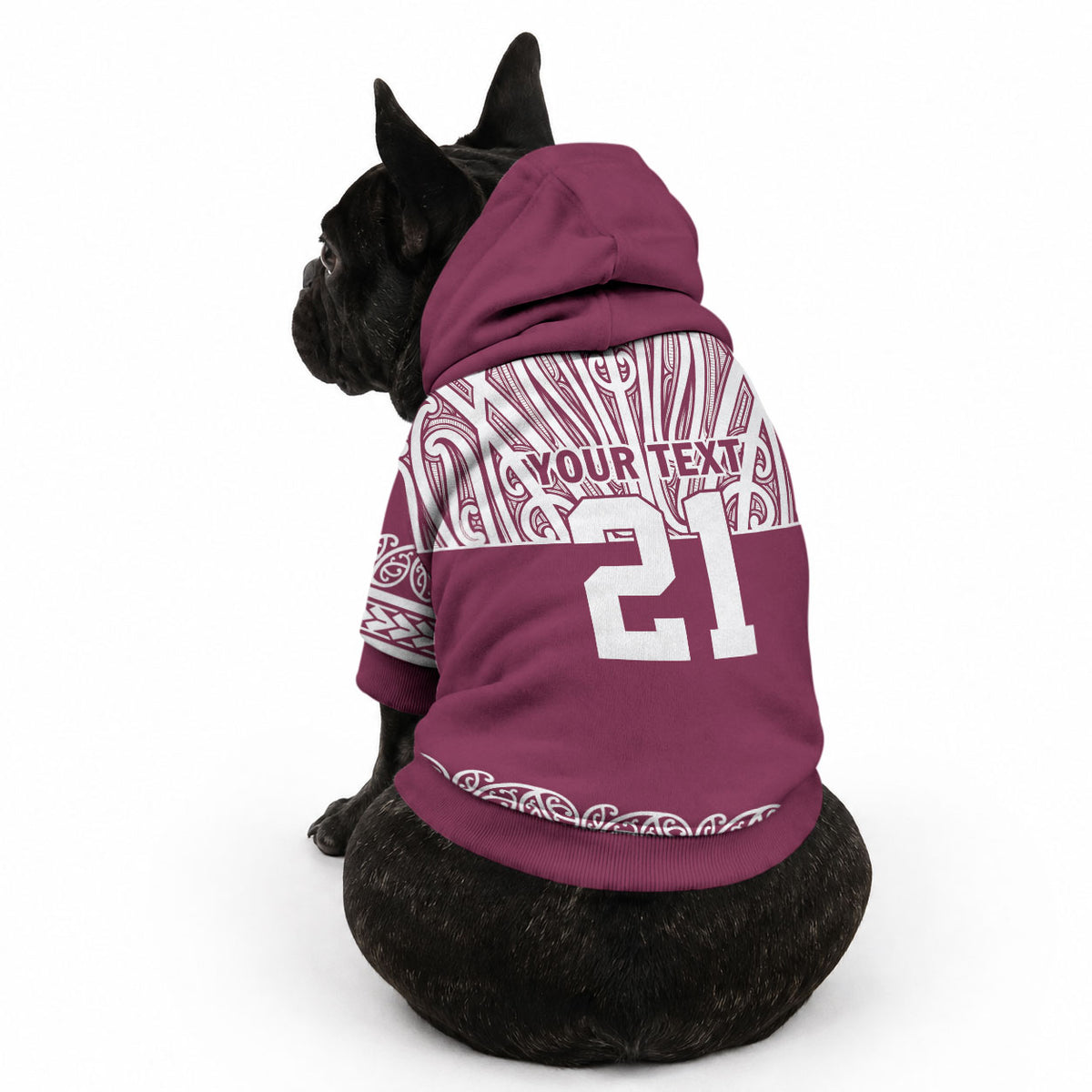 Queensland Maori Nga Hau E Wha Custom Pet Hoodie Polynesian Maori Tribal Pattern LT9 - Polynesian Pride