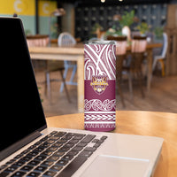 Queensland Maori Nga Hau E Wha Custom Skinny Tumbler Polynesian Maori Tribal Pattern LT9 - Polynesian Pride