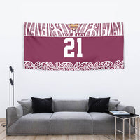 Queensland Maori Nga Hau E Wha Custom Tapestry Polynesian Maori Tribal Pattern LT9 - Polynesian Pride