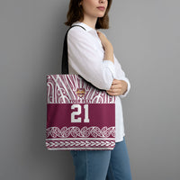 Queensland Maori Nga Hau E Wha Custom Tote Bag Polynesian Maori Tribal Pattern LT9 - Polynesian Pride