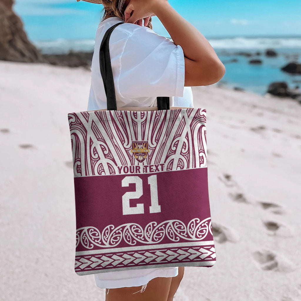 Queensland Maori Nga Hau E Wha Custom Tote Bag Polynesian Maori Tribal Pattern LT9 - Polynesian Pride