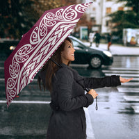 Queensland Maori Nga Hau E Wha Custom Umbrella Polynesian Maori Tribal Pattern LT9 - Polynesian Pride