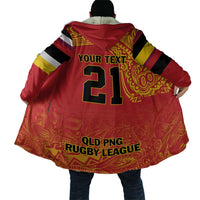 Queensland Papua New Guinea Custom Cloak All Red Pacific PNG Tribal Style LT9 - Polynesian Pride