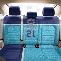 Queensland Samoa Custom Back Car Seat Cover Blue Pacific Polynesian Tribal Pattern LT9 - Polynesian Pride