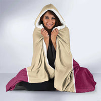 Queensland Samoa Custom Hooded Blanket Maroon Pacific Polynesian Tribal Pattern LT9 - Polynesian Pride