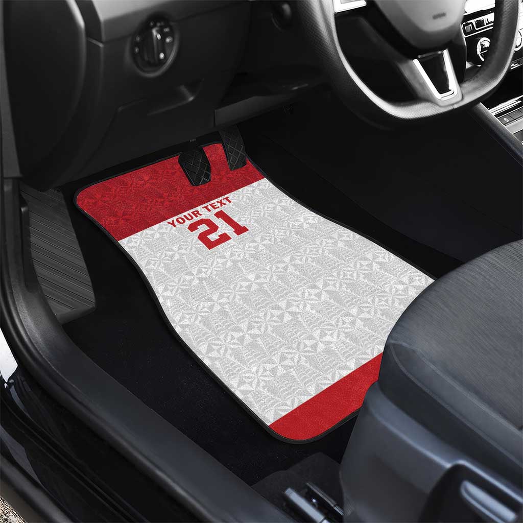Queensland Tonga Custom Car Mats QLD with Tongan Ngatu Pattern LT9 - Polynesian Pride
