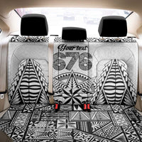Personalised Tonga 676 Back Car Seat Cover Tribal Kupesi Ngatu Unique LT9 - Polynesian Pride
