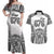 Personalised Tonga 676 Couples Matching Off Shoulder Maxi Dress and Hawaiian Shirt Tribal Kupesi Ngatu Unique