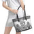 Personalised Tonga 676 Leather Tote Bag Tribal Kupesi Ngatu Unique