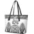 Personalised Tonga 676 Leather Tote Bag Tribal Kupesi Ngatu Unique