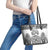 Personalised Tonga 676 Leather Tote Bag Tribal Kupesi Ngatu Unique