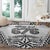 Personalised Tonga 676 Round Carpet Tribal Kupesi Ngatu Unique