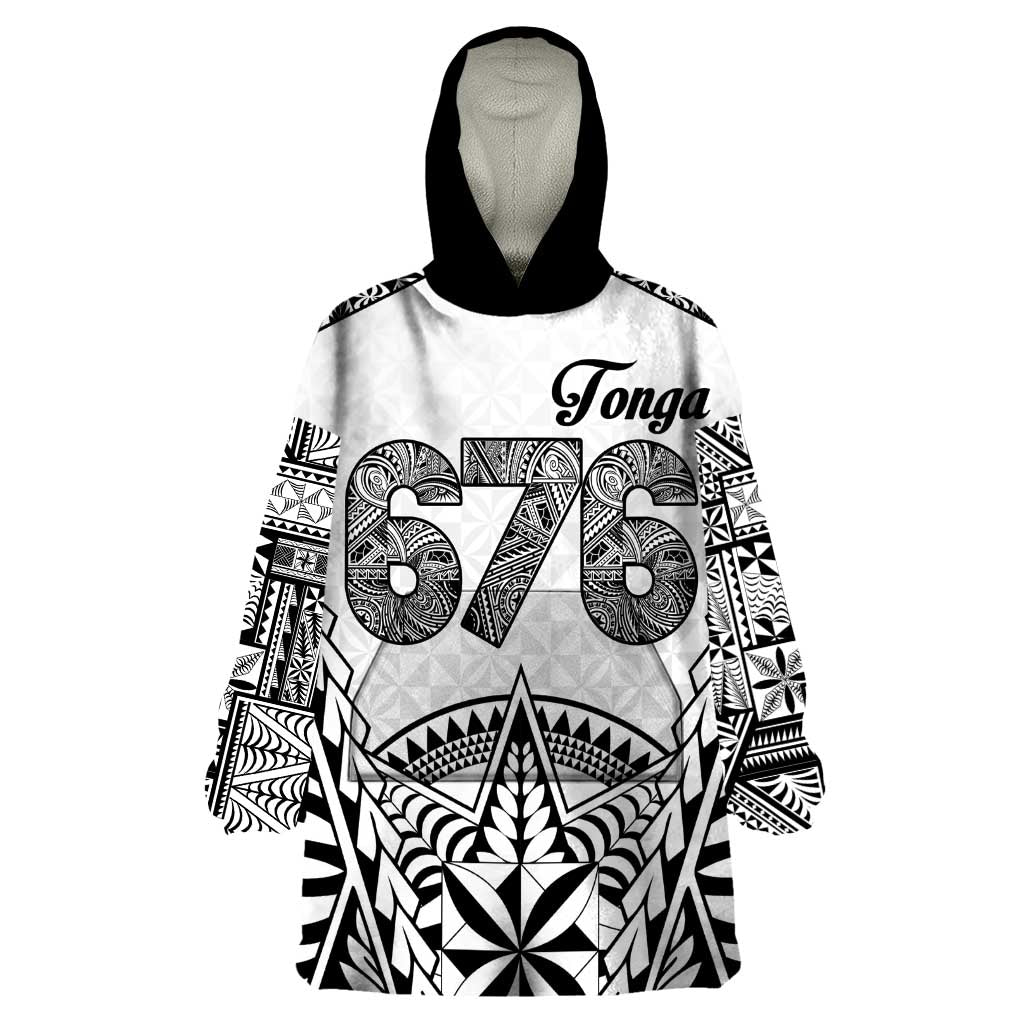 Personalised Tonga 676 Wearable Blanket Hoodie Tribal Kupesi Ngatu Unique