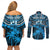 Custom Fiji Rugby Couples Matching Off Shoulder Short Dress and Long Sleeve Button Shirts Go Fijian Tapa Arty with World Cup Vibe LT9 - Polynesian Pride