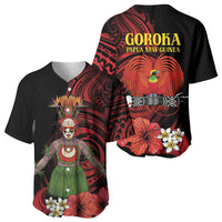 Huli Wigmen Tribe Hela Province Baseball Jersey Papua New Guinea Indigenous Pattern LT9 - Polynesian Pride