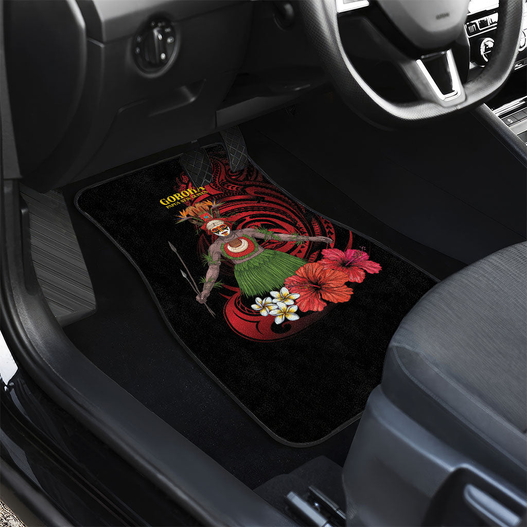Huli Wigmen Tribe Hela Province Car Mats Papua New Guinea Indigenous Pattern LT9 - Polynesian Pride