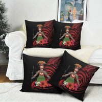 Huli Wigmen Tribe Hela Province Pillow Cover Papua New Guinea Indigenous Pattern LT9 - Polynesian Pride