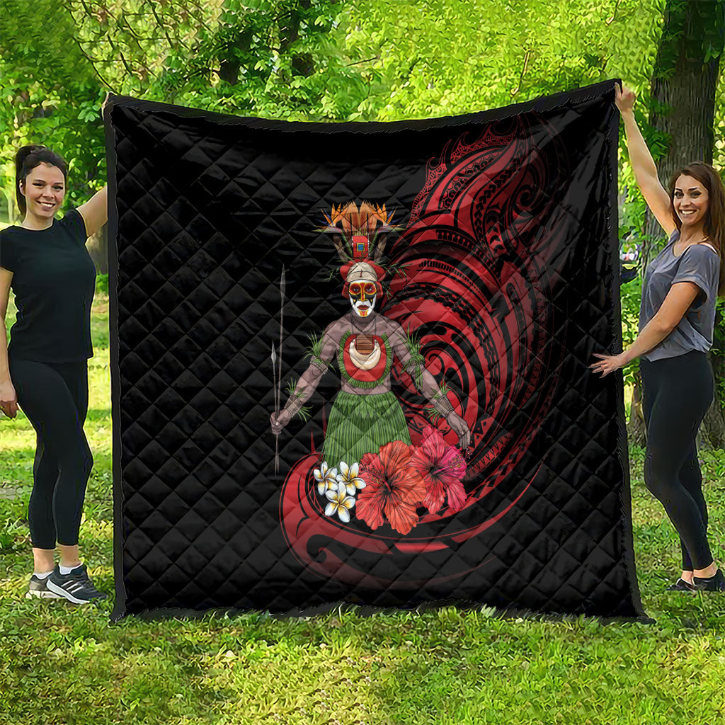 Huli Wigmen Tribe Hela Province Quilt Papua New Guinea Indigenous Pattern LT9 - Polynesian Pride