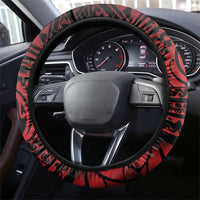 Huli Wigmen Tribe Hela Province Steering Wheel Cover Papua New Guinea Indigenous Pattern LT9 - Polynesian Pride