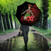 Huli Wigmen Tribe Hela Province Umbrella Papua New Guinea Indigenous Pattern LT9 - Polynesian Pride