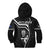 New Zealand Aotearoa Rugby Kid Hoodie Black Fern Maori Tribal Sporty Style LT9 - Polynesian Pride