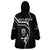 New Zealand Aotearoa Rugby Wearable Blanket Hoodie Black Fern Maori Tribal Sporty Style LT9 - Polynesian Pride