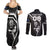 Custom New Zealand Aotearoa Rugby Couples Matching Summer Maxi Dress and Long Sleeve Button Shirts Black Fern Maori Tribal Sporty Style LT9 - Polynesian Pride