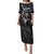 Custom New Zealand Aotearoa Rugby Puletasi Black Fern Maori Tribal Sporty Style LT9 Long Dress Black - Polynesian Pride