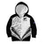 New Zealand Rugby Kid Hoodie Proud Aoteroa Stylised Maori Koru LT9 Hoodie Black - Polynesian Pride