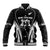 Custom New Zealand Aotearoa Rugby Baseball Jacket Haka Dance Mixed Silver Fern Sporty Style LT9 Unisex Black - Polynesian Pride