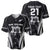 Custom New Zealand Aotearoa Rugby Baseball Jersey Haka Dance Mixed Silver Fern Sporty Style LT9 - Polynesian Pride