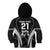 Custom New Zealand Aotearoa Rugby Kid Hoodie Haka Dance Mixed Silver Fern Sporty Style LT9 - Polynesian Pride