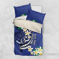 FSM Chuuk State Polynesian Shark Tattoo Personalised Bedding Set LT9 US Twin 172cm x 218cm Blue - Polynesian Pride
