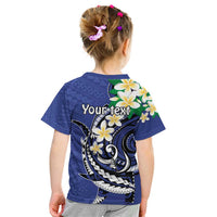 FSM Chuuk State Polynesian Shark Tattoo Personalised Kid T Shirt LT9 - Polynesian Pride