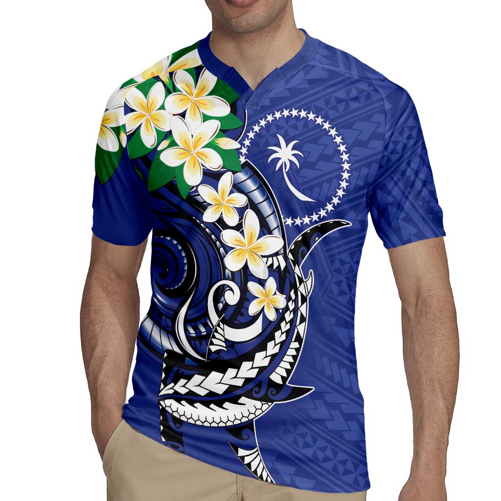 FSM Chuuk State Polynesian Shark Tattoo Personalised Rugby Jersey LT9 - Polynesian Pride