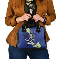 FSM Chuuk State Polynesian Shark Tattoo Personalised Shoulder Handbag LT9 - Polynesian Pride