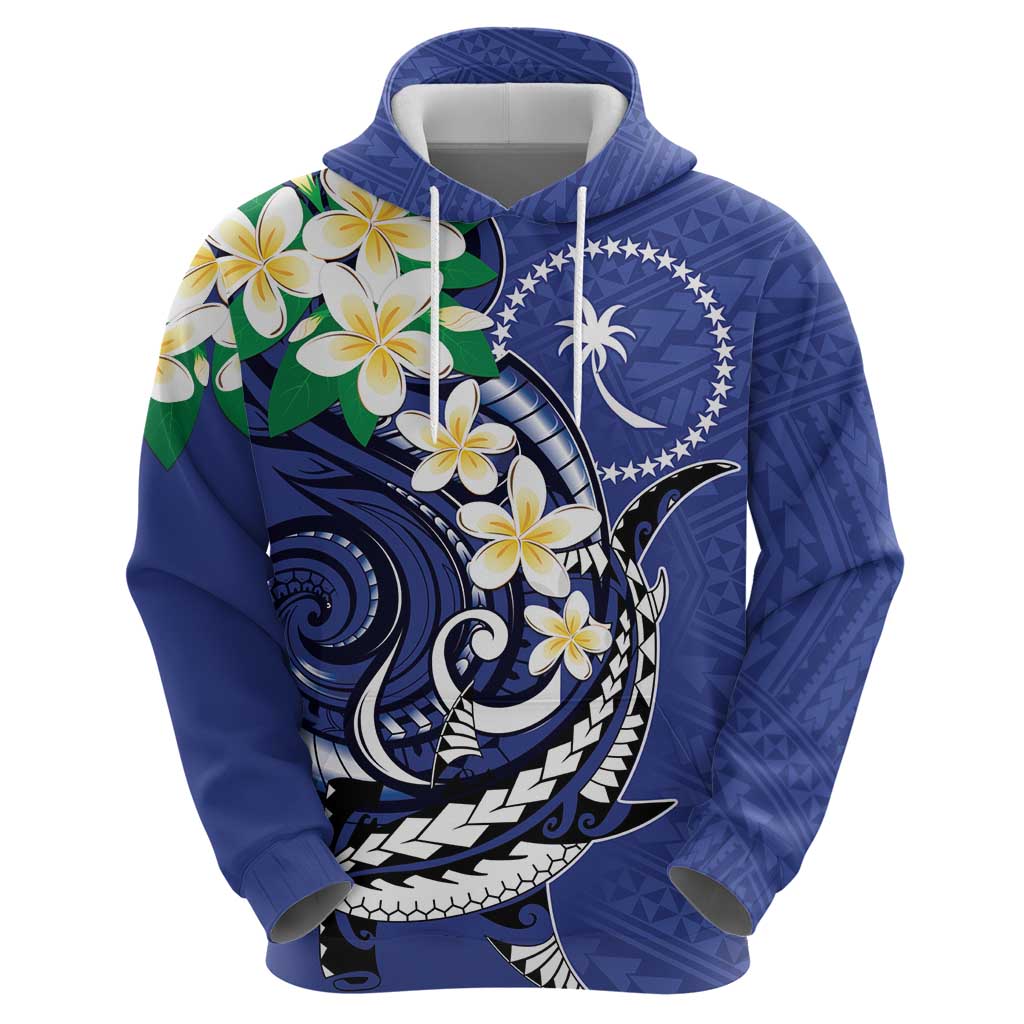 FSM Chuuk State Polynesian Shark Tattoo Personalised Zip Hoodie LT9 - Polynesian Pride