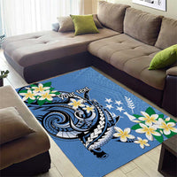 FSM Kosrae Polynesian Shark Tattoo Personalised Area Rug LT9 - Polynesian Pride