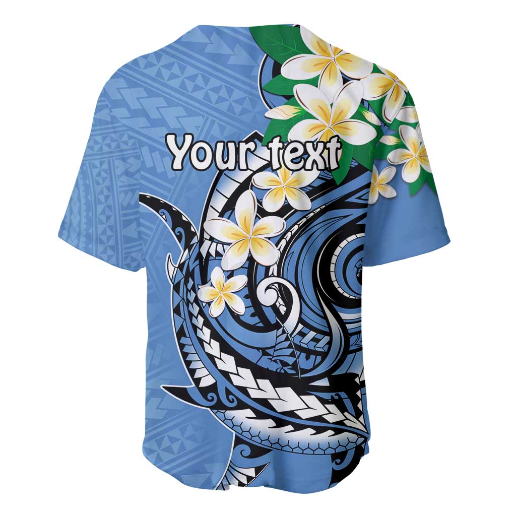 FSM Kosrae Polynesian Shark Tattoo Personalised Baseball Jersey LT9 - Polynesian Pride