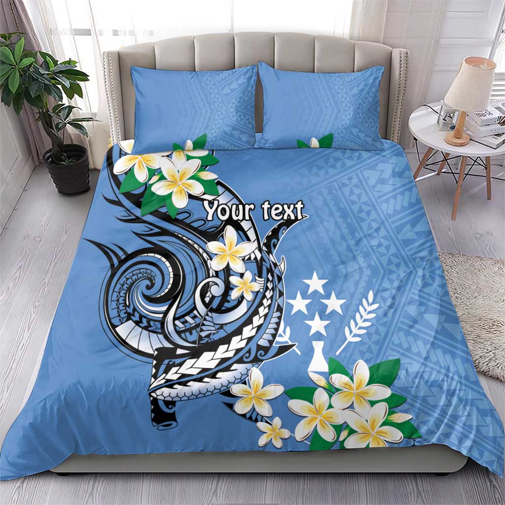 FSM Kosrae Polynesian Shark Tattoo Personalised Bedding Set LT9 - Polynesian Pride