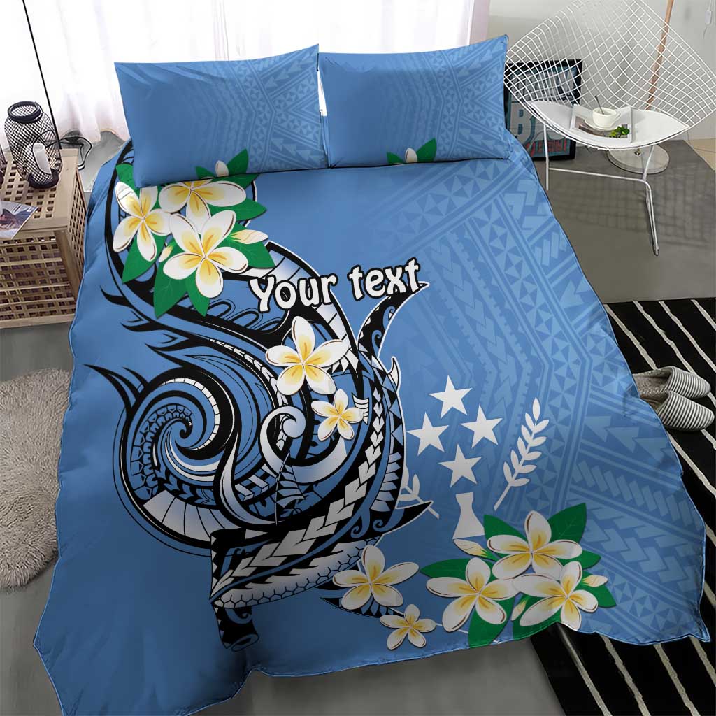 FSM Kosrae Polynesian Shark Tattoo Personalised Bedding Set LT9 - Polynesian Pride