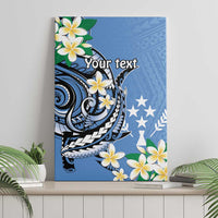FSM Kosrae Polynesian Shark Tattoo Personalised Canvas Wall Art LT9 - Polynesian Pride
