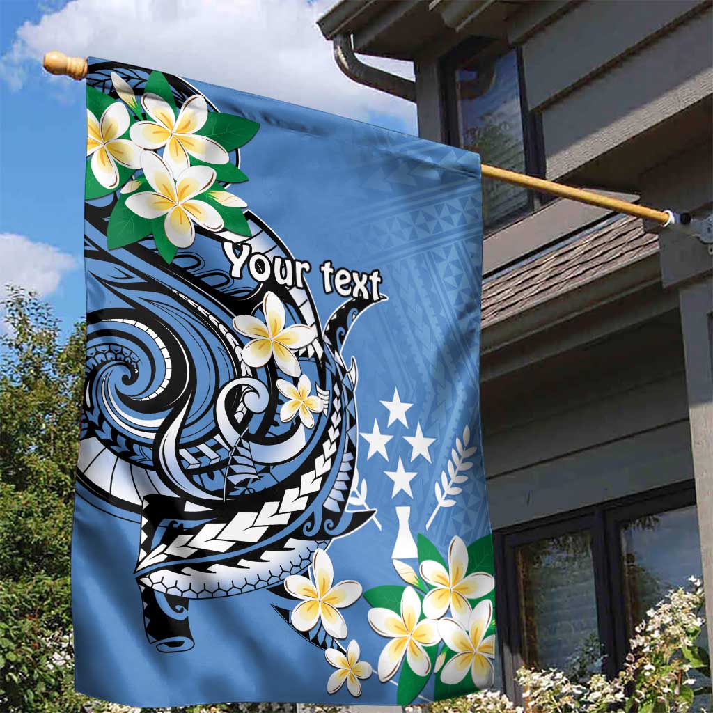 FSM Kosrae Polynesian Shark Tattoo Personalised Garden Flag LT9 - Polynesian Pride